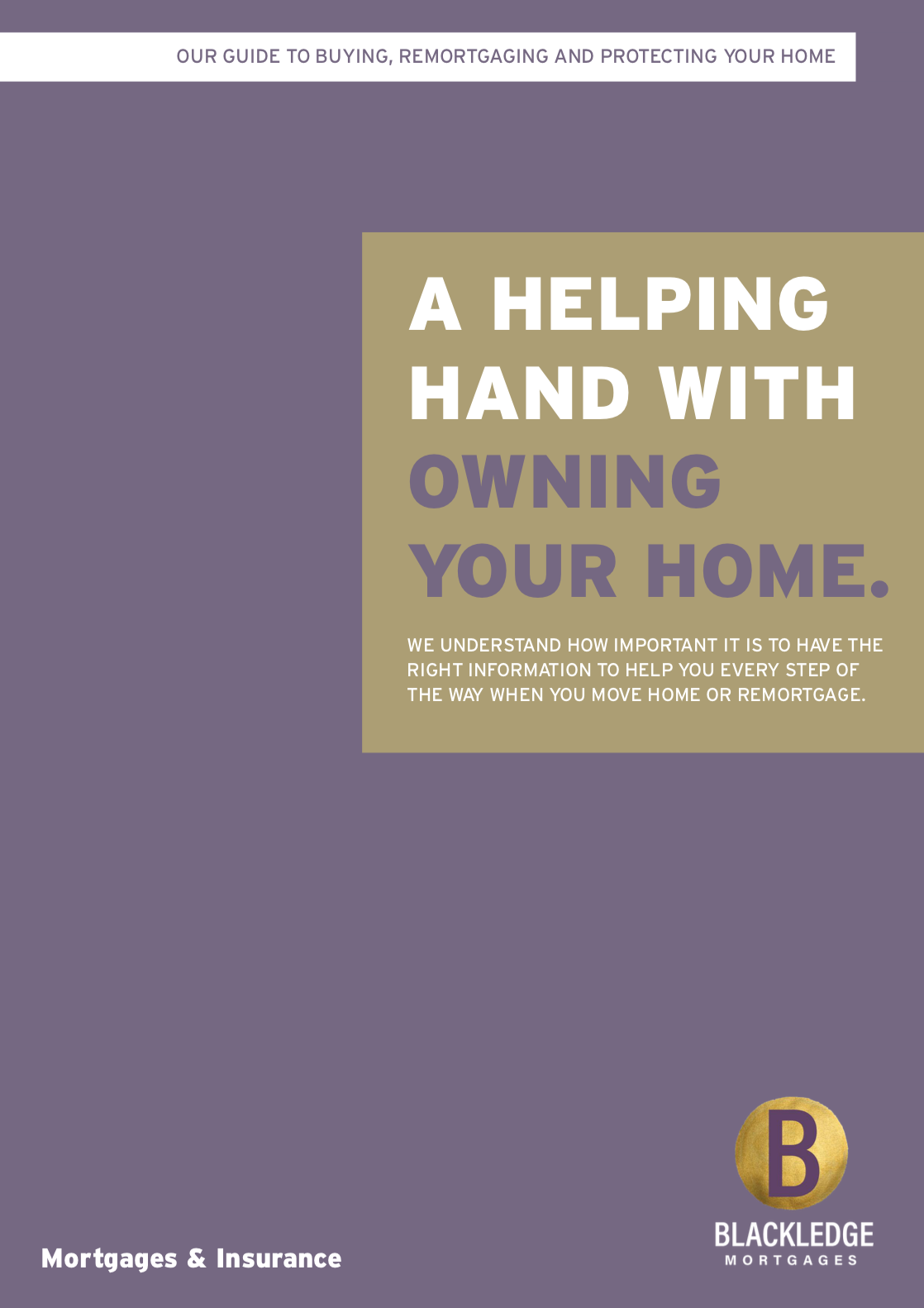 Blackledge Mortgages Brochure